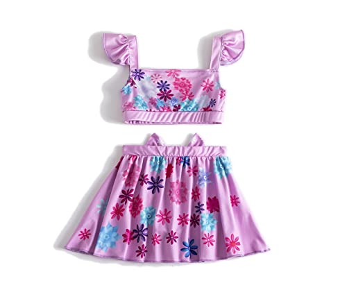 Girls 2 Pieces Swimsuit Mirabel Isabella Bathing Suit Tankini Magic Family Adventure Swimwear2