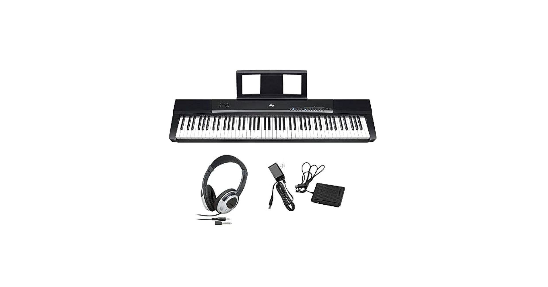 Amazon | JOY DP-881 ブラック 電子ピアノ 88鍵盤 ヘッドホン