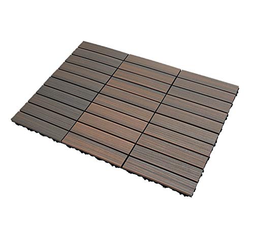 SORARA® Tuintegels - Bruin - 6 delen per doos - 30 x 30 cm - Image 3