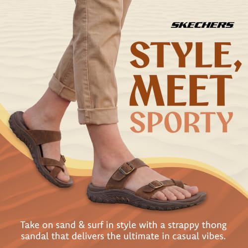 Image of Skechers Women's Reggae-carribean - Double Buckle Toe Thong Slide