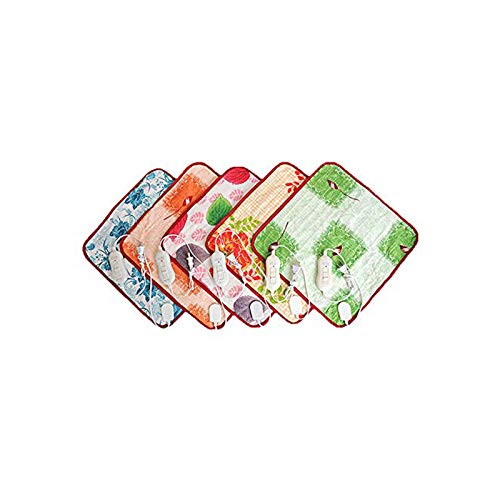 ペットマット ホット ペットヒーター 電気マット 暖かい ヒーター ホット ペット用ホットカーペット 噛み付く防止 コントローラ 温度調節可能 犬猫小動物兼用 40*40CM ペット用加熱パッド (ランダムカラー)