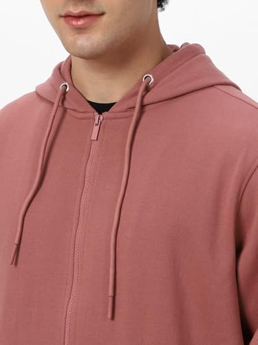 Image of Neostreak Men's Cotton Hooded Neck Zippered Sweatshirt