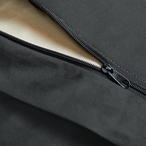 Lumaland Luxurious Giant 6Ft Bean Bag Chair With Microsuede Cover - Ultra Soft, Foam Filling, Washable Large Bean Bag Sofa For Kids, Teenagers, Adults - Sack Chair For Dorm, Family Room - Black #TOP4