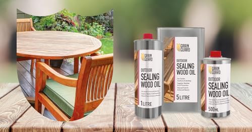 GRAIN GUARD Sealing Oil for Wood | 500ml | Protects Against Weather & UV | For Garden Furniture & Decking | Teak & Danish Oil Blend 11 GRAIN GUARD Sealing Oil for Wood | 500ml | Protects Against Weather & UV | For Garden Furniture & Decking | Teak & Danish Oil Blend - Image 11