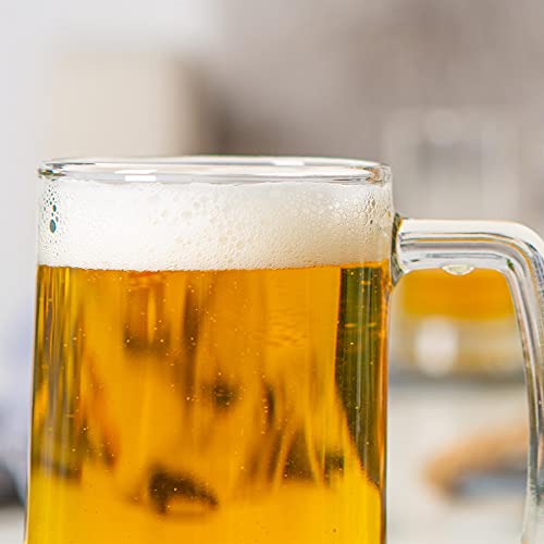 Bormioli Rocco 133640337 - Boccale da birra, 510 ml, in vetro, trasparente, 6 pezzi - immagine 6