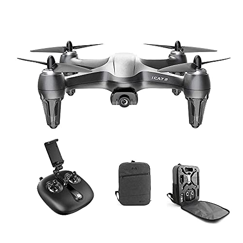 Drone FPV Drone remoto con cámara ultra clara 4K y cámara de reconocimiento de gestos Cuadricóptero doméstico con cámara WiFi Altitud para mantener un despegue / aterrizaje con un solo botón adecuado