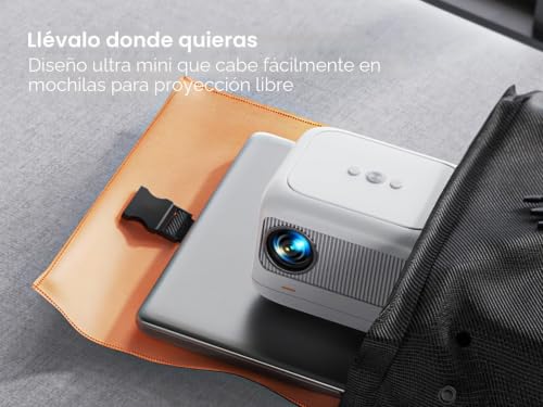 Proyector Yaber L1 con altavoz integrado y conectividad múltiple para vídeo 4