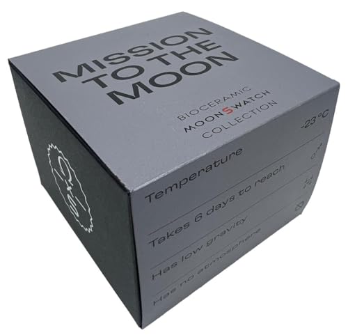 Non Applicabile Orologio da Polso Moonswatch Realizzato per Omega x Swatch Mission to Moon in Bioceramica