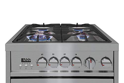 Galanz Gl1Fr24Assagn Radiant Gas Range, 24" Wide, 17,400 Btu Triple Ring Power Burner, 2.7 Cu.ft, Stainless Steel #TOP5