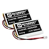 Synergy Digital Cordless Phone Batteries, Compatible with AT&T Marathon wireless headset Cordless Phone, (Li-Pol, 3.7V, 240 mAh), pack includes: 2 x SDHS-P904 Batteries