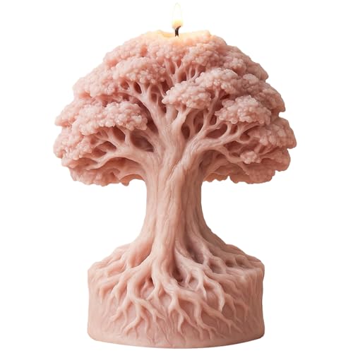 YANYONG 3D Tree of Life Candle Molds Tree Silicone Candle Mold