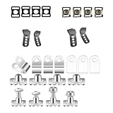 Autilyshop Hockeyhelm-Reparatur-Set, 53-teilig, Edelstahl und Aluminium, Schrauben, Clips, Schnallen, Unterlegscheiben mit Schraubendreher für Fußball, Baseball, Softball, Maske, Hardware-Ersatz