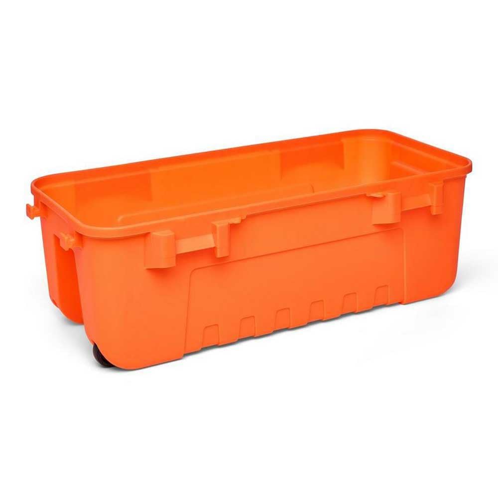 PLANO Sportsman'S Trunk Large 102Ltr, Blaze Orange, Military-Grade Storage Box With Lid, Heavy Duty, Large, Camping &Amp; Army Storage Trunks, Perfect For Hunting, Paintball, Airsoft Or Home Storage