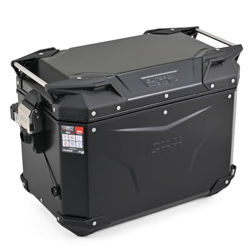 GIVI(�W�r) �o�C�N �T�C�h�P�[�X 48L �A���~�� �L�[�V�����_�[�ʔ� �X�}�[�g�Z�L�����e�B���b�N�Ή� TREKKER OUTBACK EVO SMART�V���[�Y OBKEV48BR �E���p �u���b�N 61288