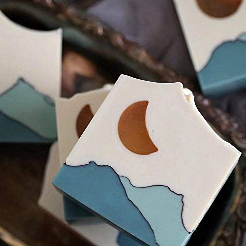Crescent Moon Shaped Long Tube Silicone Soap Mold Moonlight Sonata Column Chocolate Candy Mold For Mousse Cake Baking Handmade Candle Mold Embed Soap Making Supplies #TOP3