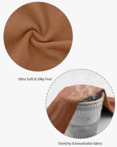 Image of Luxdovi Women Ultra Soft 50 Denier Silky Tights Semi Opaque Solid Color Pantyhose High Waist Footed Stockings