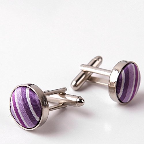 Epoint Silk Men'S Bowtie Pre-Tied Bow Ties 25.6"-Neck-Size Clip-On Adjustable Purple Blue2