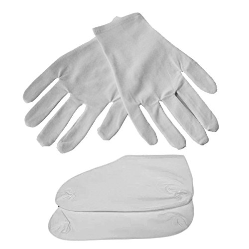 Generic Cotton Spa Moisturizing Gloves Beauty Feet Gloves Moisture