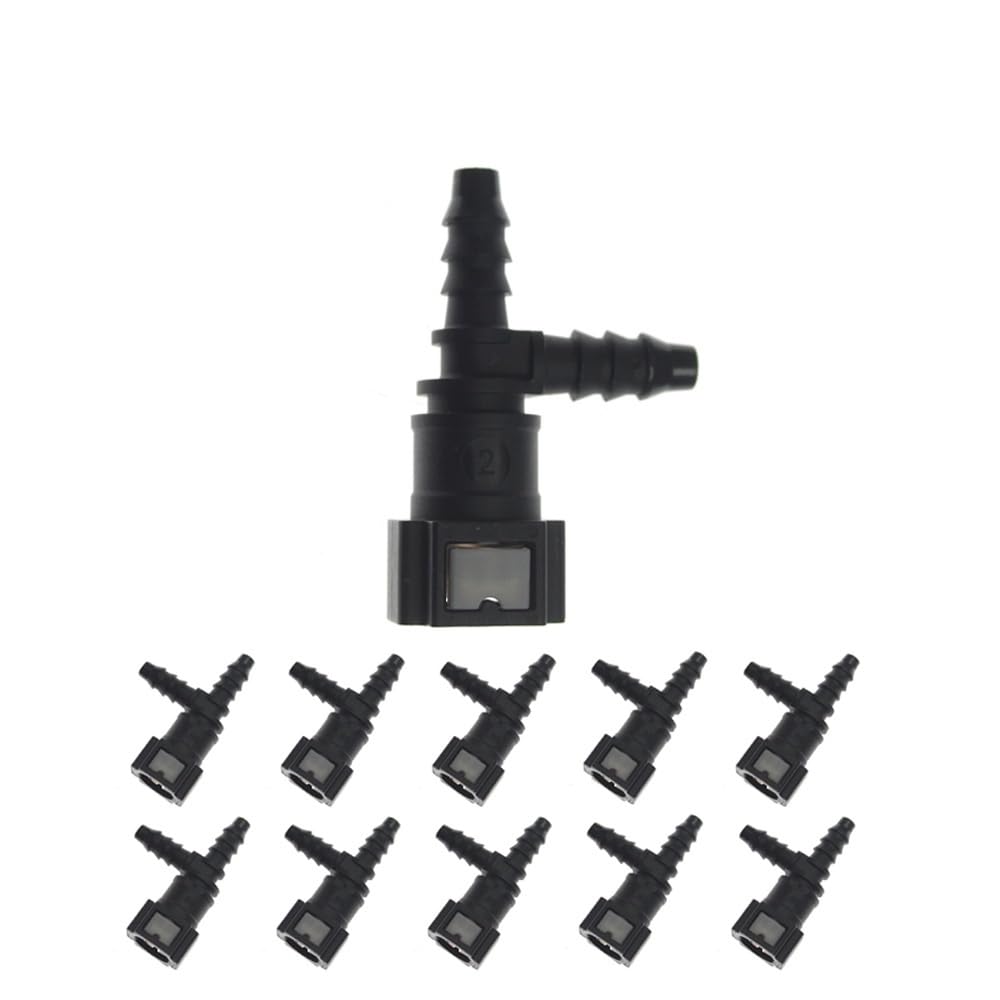 Bcdskzavu 10Pcs 2/5/10X 7.89 Id6 Car Line Hose Coupler Quick Release Connector Line Carburetor Part(10Pcs)