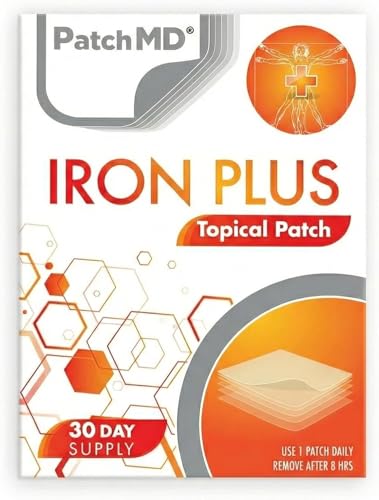 PatchMD – Iron Plus Topical Patches - 60 Days Supply