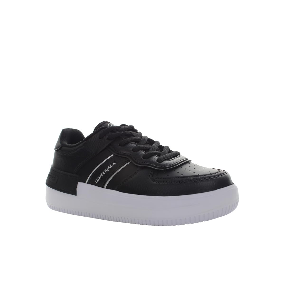 Lumberjack Freya Women's Lace-Up Shoes, Black Silver, 7 UK