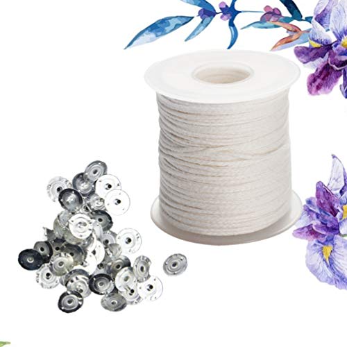 Kit para hacer velas con pabilo de algodón en rollo miniatura 3