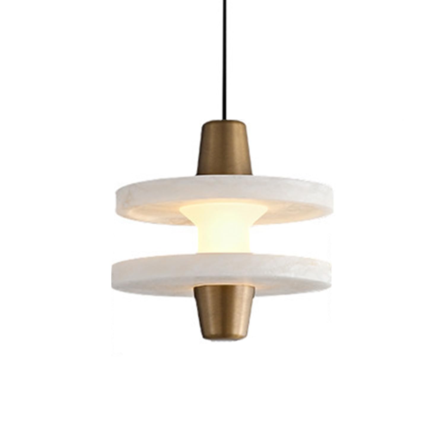 Lampada a sospensione in acciaio inossidabile con luci a