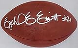 Ezekiel Elliott Autographed Official Leather N.F.L Football Beckett BAS Stock #143244