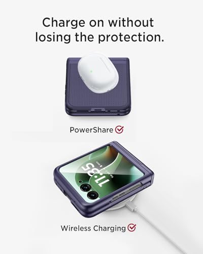 Coque Motorola Razr 60 avec protection charnière et support rigide bleu - Miimall - 7
