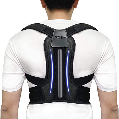 Back Brace Posture Corrector - Back Support Belt with Fully Adjustable Straps Relief