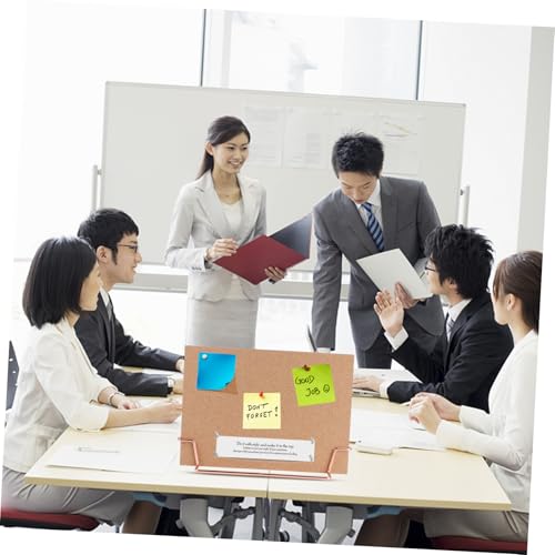 Tableau liège à poser panneau bureau bois support notes et messages polyvalent - 3