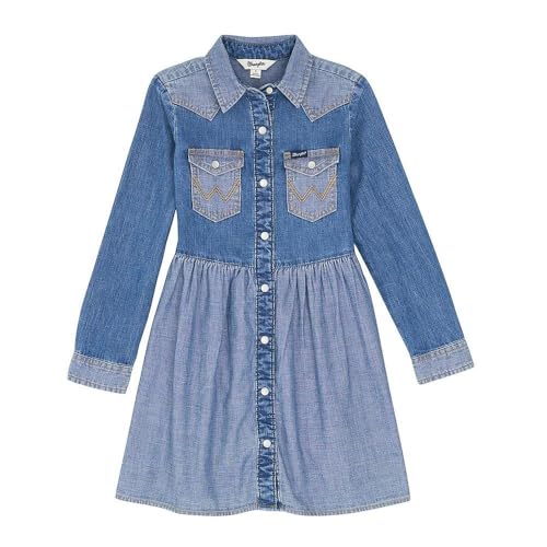 Wrangler Girl's Denim Snap Dress
