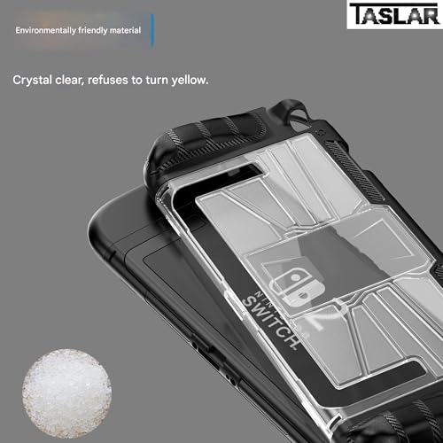 Image of TASLAR Silicone Cover Hard Shock-Absorption Anti-Scratch Shell Full Protective Controller Skin Case Full-Body Protection Anti-Scratch Compatible with Nintendo Switch 2 2025