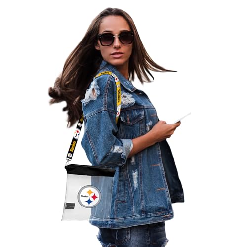 Littlearth NFL Clear Pattern Strap Bag Pittsburgh Steelers by Littlearth - Image 2