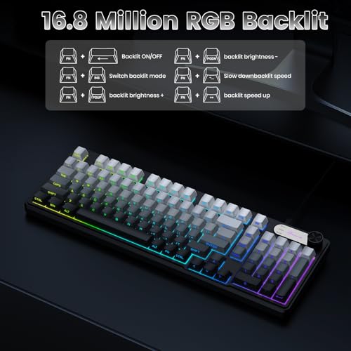 Teclado Gaming G98 Conectividad USB-C RGB miniatura 3
