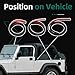 Riyhch Hardtop Seal Strips Fit for Jeep Wrangler TJ 1997-2006, Hardtop Roof Rail Weatherstrip Replacement for MS-41190