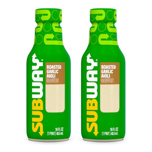 Subway Roasted Garlic Aioli Sauce, 16 fl. oz. (2 pack)