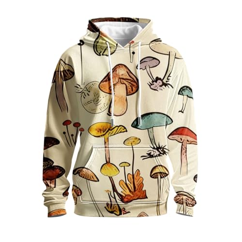 Sudadera con capucha para hombre que soluciona el frío ligero con estilo retro 3
