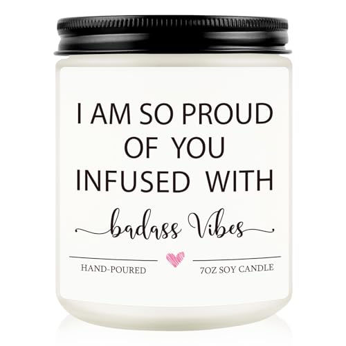 Congratulations Gifts Proud of You Gift - 7 oz Candle (Lavender)