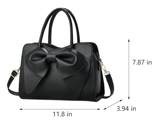 Image of JHVYF Women Tote bag Satchel Purses and Handbags for Women Shoulder Bags Bow Purse