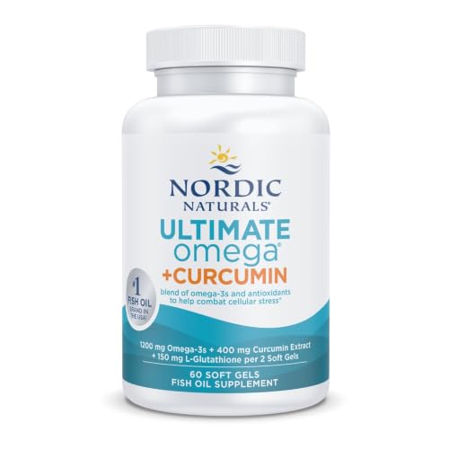 Nordic Naturals Omega Curcumin, 1200mg Omega-3 + 400mg Curcumin - 60 Count - image 1