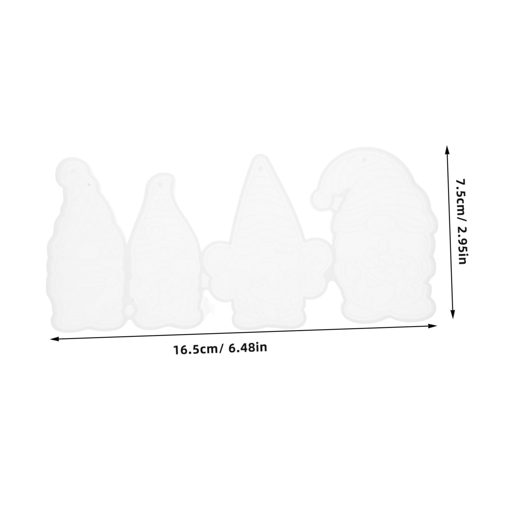 5 Set Stampo Per Portachiavi Forma in Silicone Per Creazioni Fai Da Te Facile Da Usare Adatto Principianti Professionisti 2 Pezzi * 5