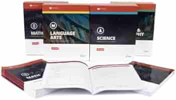 洋書 LIFEPAC SCHOOL 11 Alpha Omega Publications- Lifepac 4 Subject Set (Grade 11