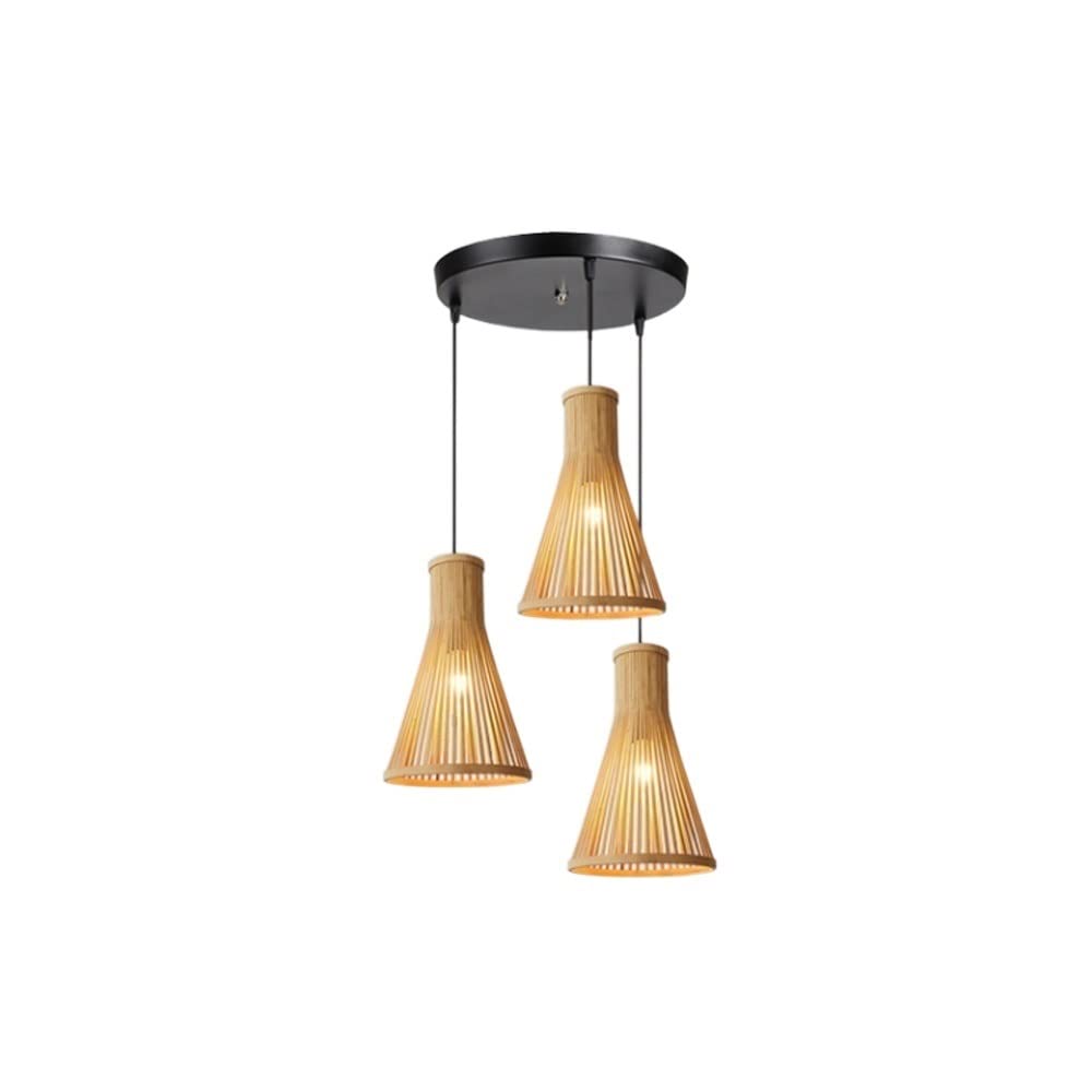 Lustre suspension chic 3 lampes aux finitions soignées pour maison