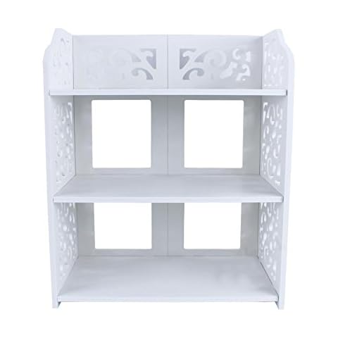 Zapatero Estantería de 3 Niveles de Tablero de PVC Impermeable Cover