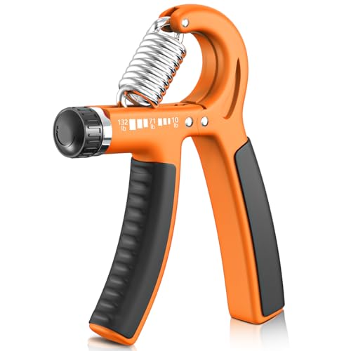Image of FitBeast Grip Strengthener Forearm Strengthener, Adjustable Hand Grip Strengthener for Strength Training & Rehabilitation, 10-132 lbs Resistance, Ideal for Athletes and Physical Therapy (1 Piece)