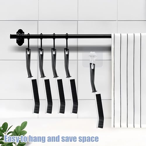 Image of 17PCS Crevice Cleaning Brush Set,Multifunctional Cleaning Brush Tools,Hard Bristle Crevice Cleaning Supplies Best Tool for Kitchen and Household (17)