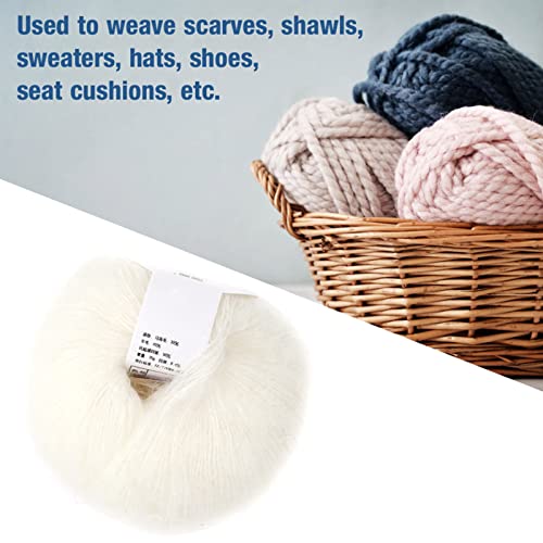 Soft Knit Long Wool Yarn Washable Anti Pilling Wool Yarn Fit for Weave Scarves Shawls Sweaters Hats - Image 3