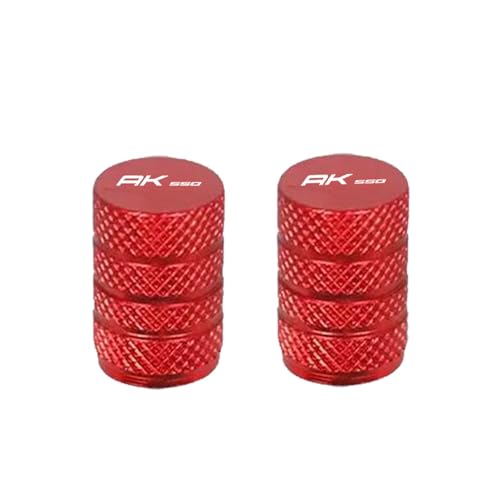 Tapas de válvula CNC KYMCO AK550 2020-2021 en aluminio hermético