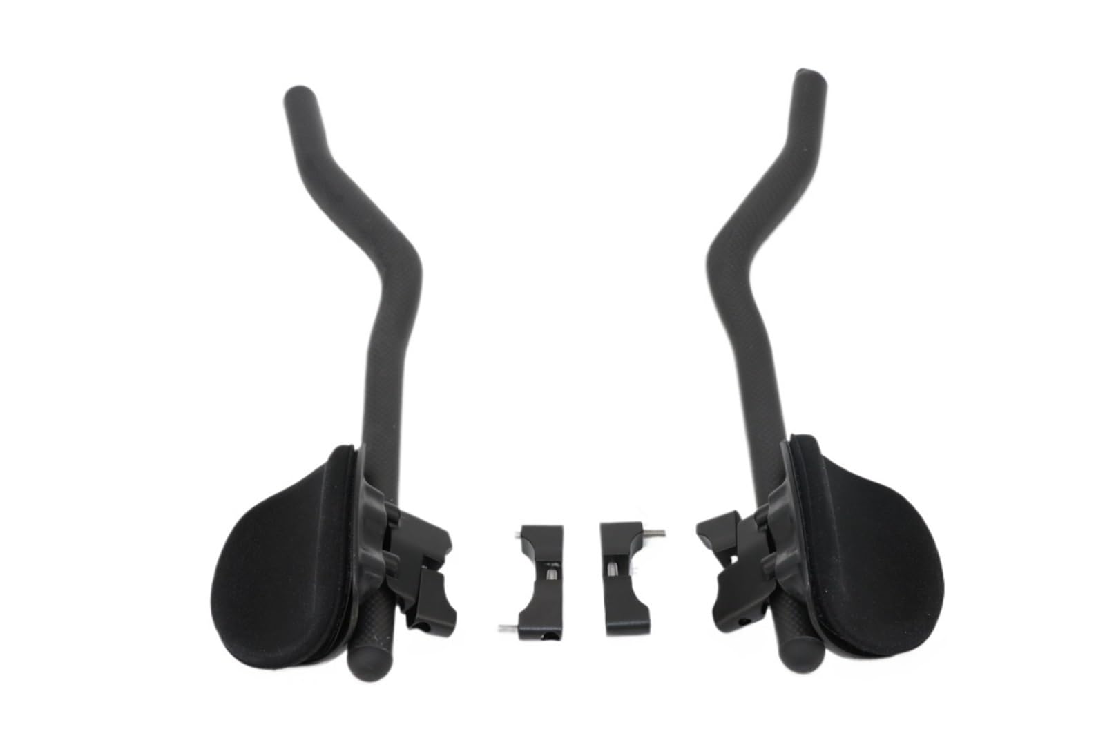 Speziell Geformter Carbon-Fahrradlenker Mit Klemme | 3K-Vollcarbon-Lenker for Straßen-(Matt finish)